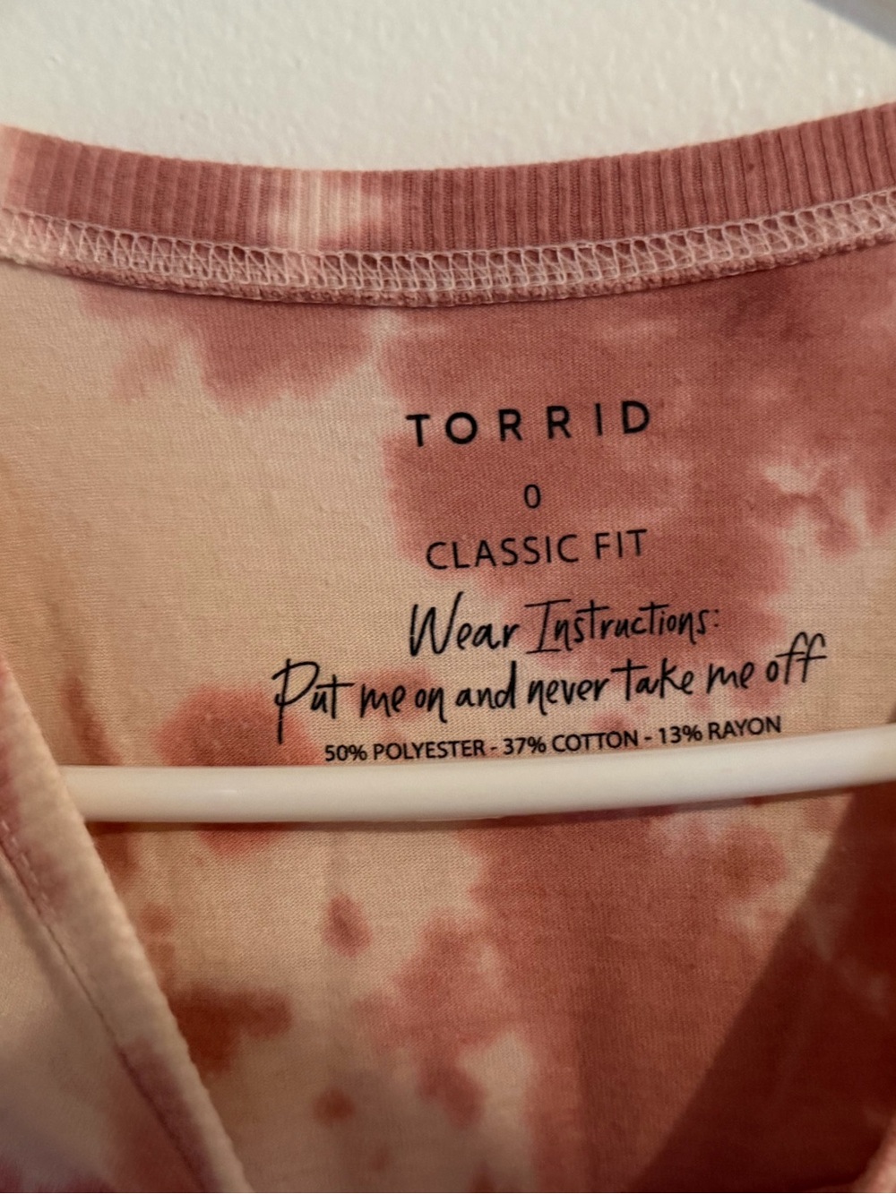 torrid Rose Tie-Dye Graphic Tee - Picture 3 of 5